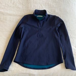Outdoor Voices Quarter Zip Pullover - Navy - M